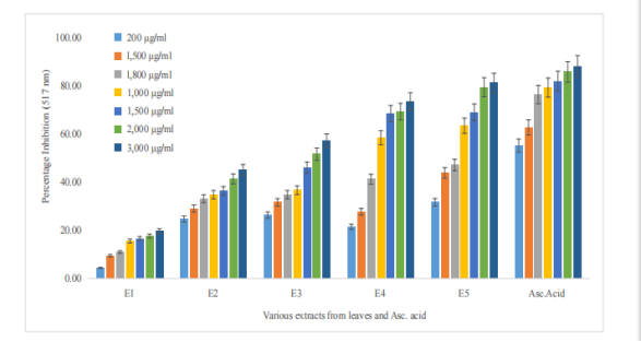 Antioxidant Activity of Extracts from Bidens pilosa-A Medicinal Plant  from the Kingdom of Lesotho